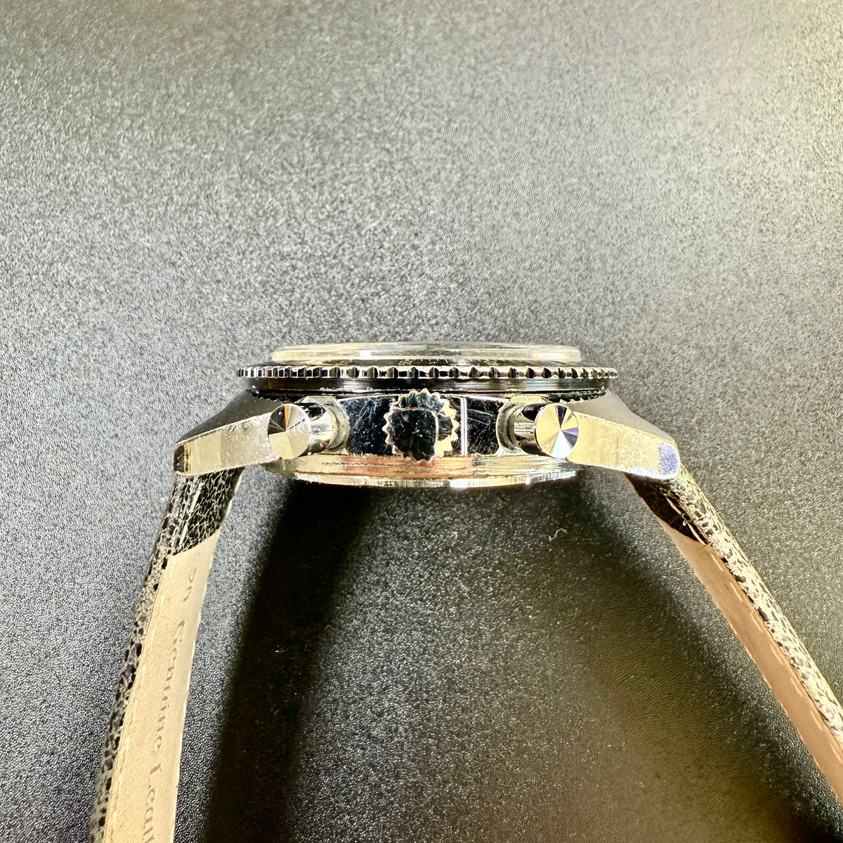 YEMA MEANGRAF SUPER Vintage Chronograph Uhr mit Handaufzug Kal. Valjoux 7734