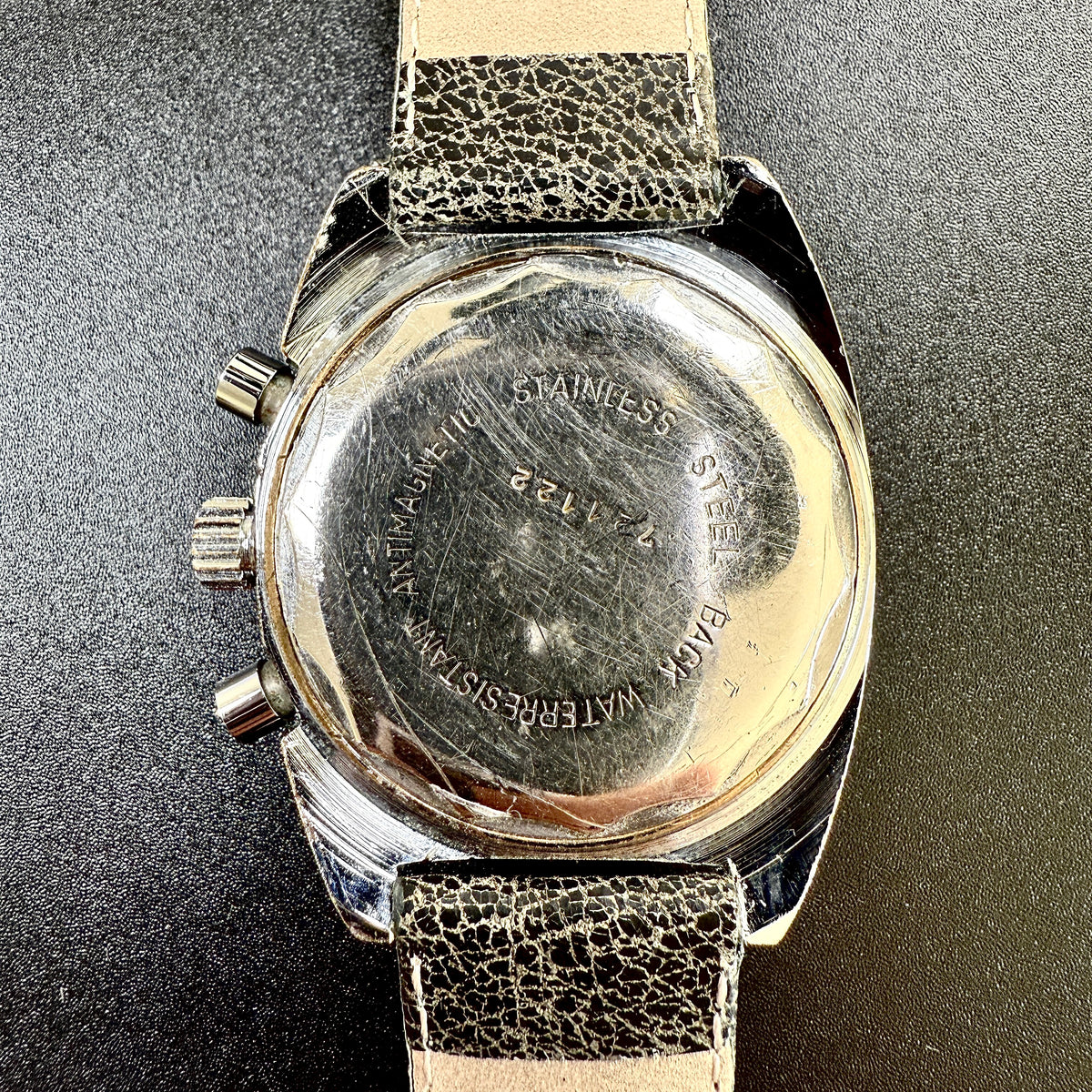 YEMA MEANGRAF SUPER Vintage Chronograph Uhr mit Handaufzug Kal. Valjoux 7734