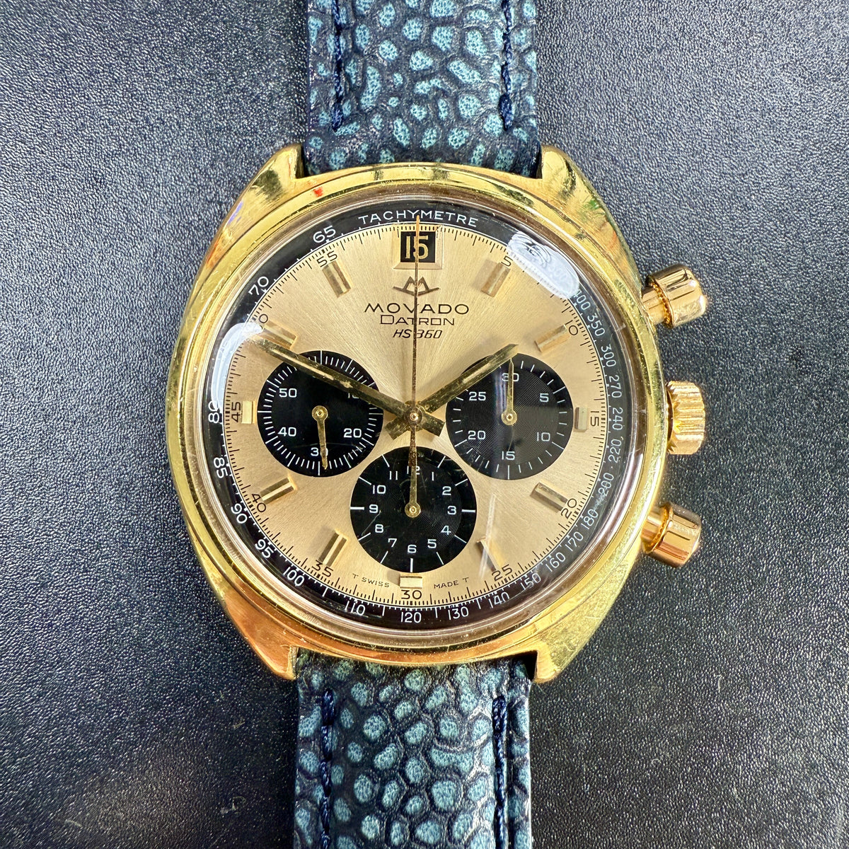 Movado sous-marin Datron HS 360 Zenith El Primero Réf 434-615-502