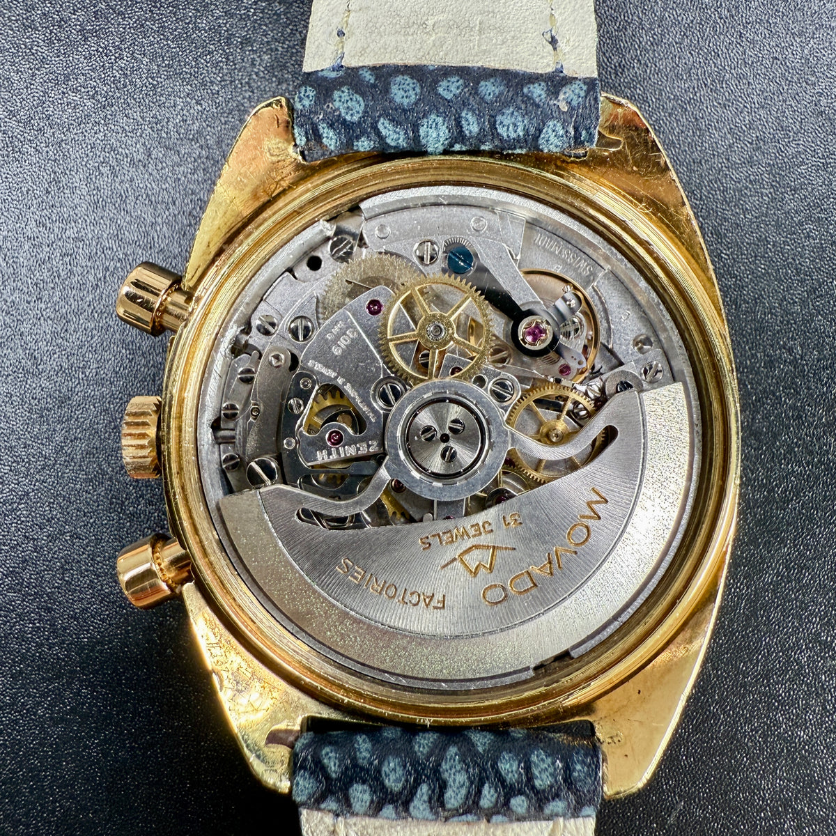 Movado sous-marin Datron HS 360 Zenith El Primero Réf 434-615-502