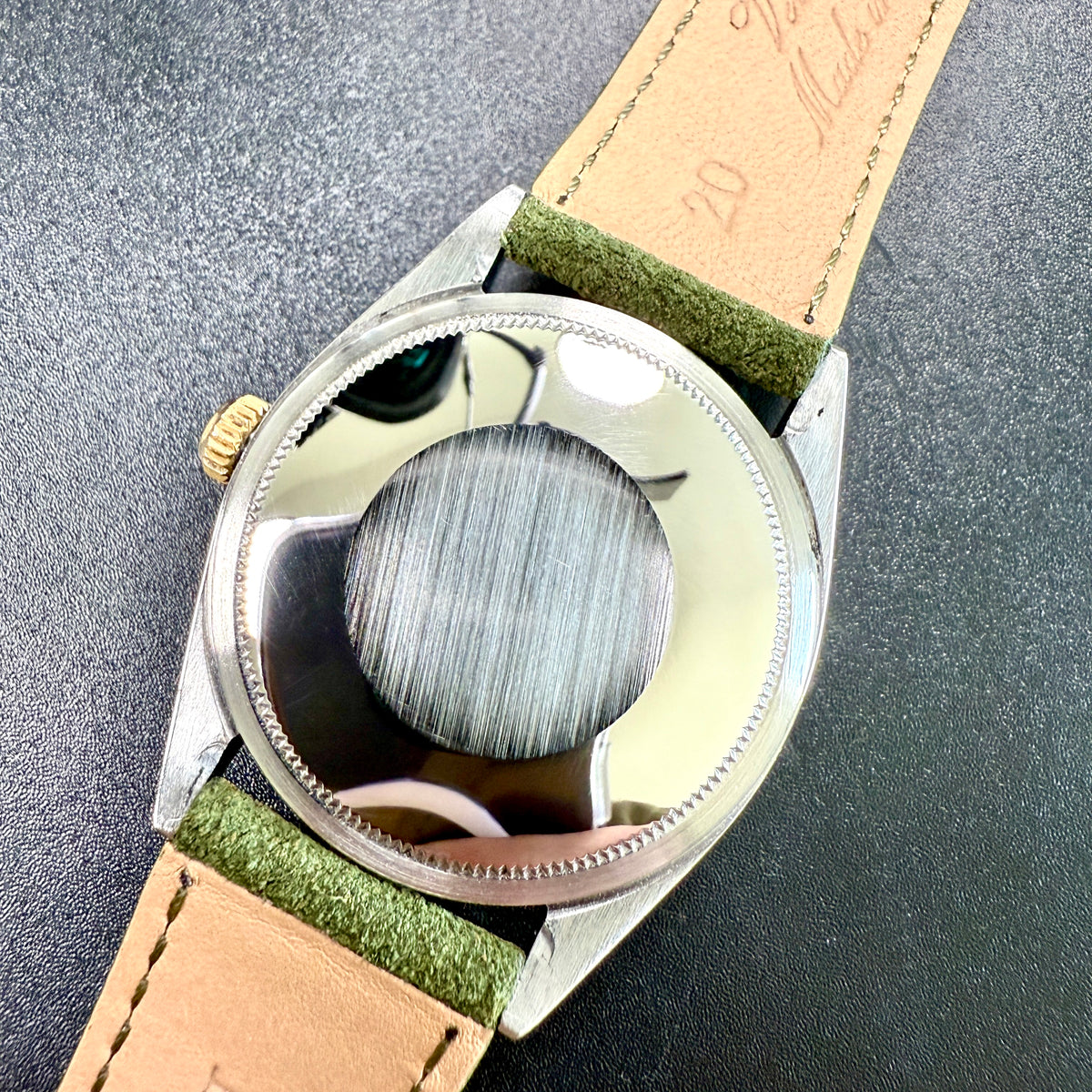 Rolex Oyster Perpetual 34 Zephyr Acier/Or 1038 RARE 1967