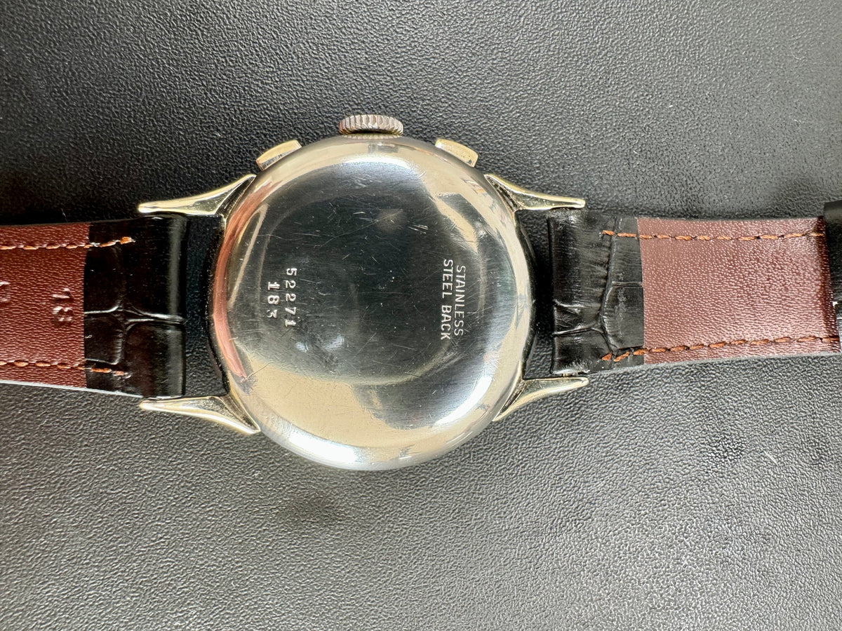 Vulcain Chronograph Valjoux 22 Oversize Fancy Lugs
