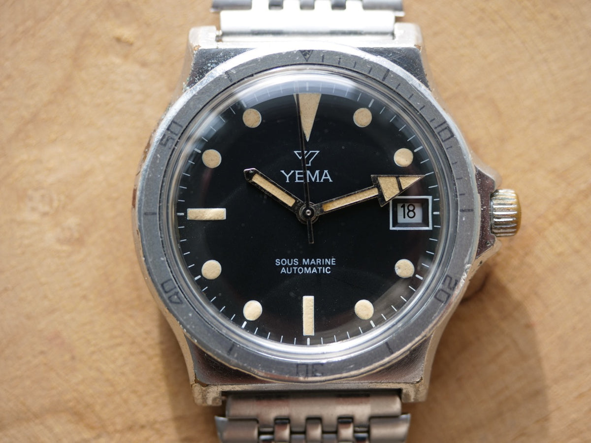 Vintage Yema Sous Marine Watch