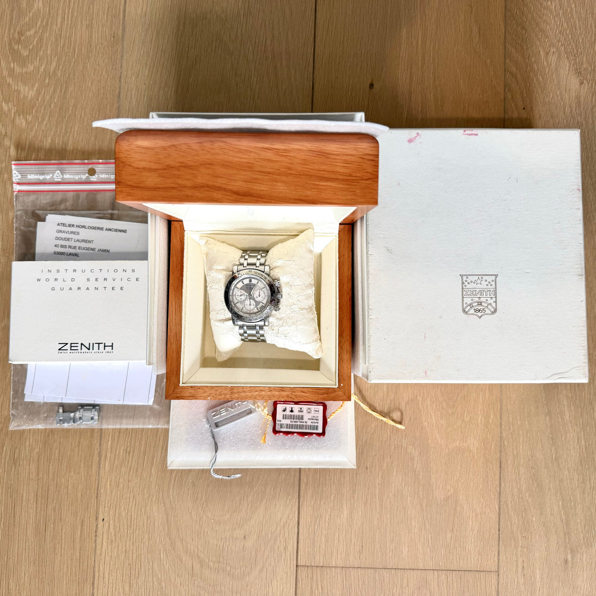 Zenith El Primero Chronograph Rainbow Chronograph White Automatic 40mm