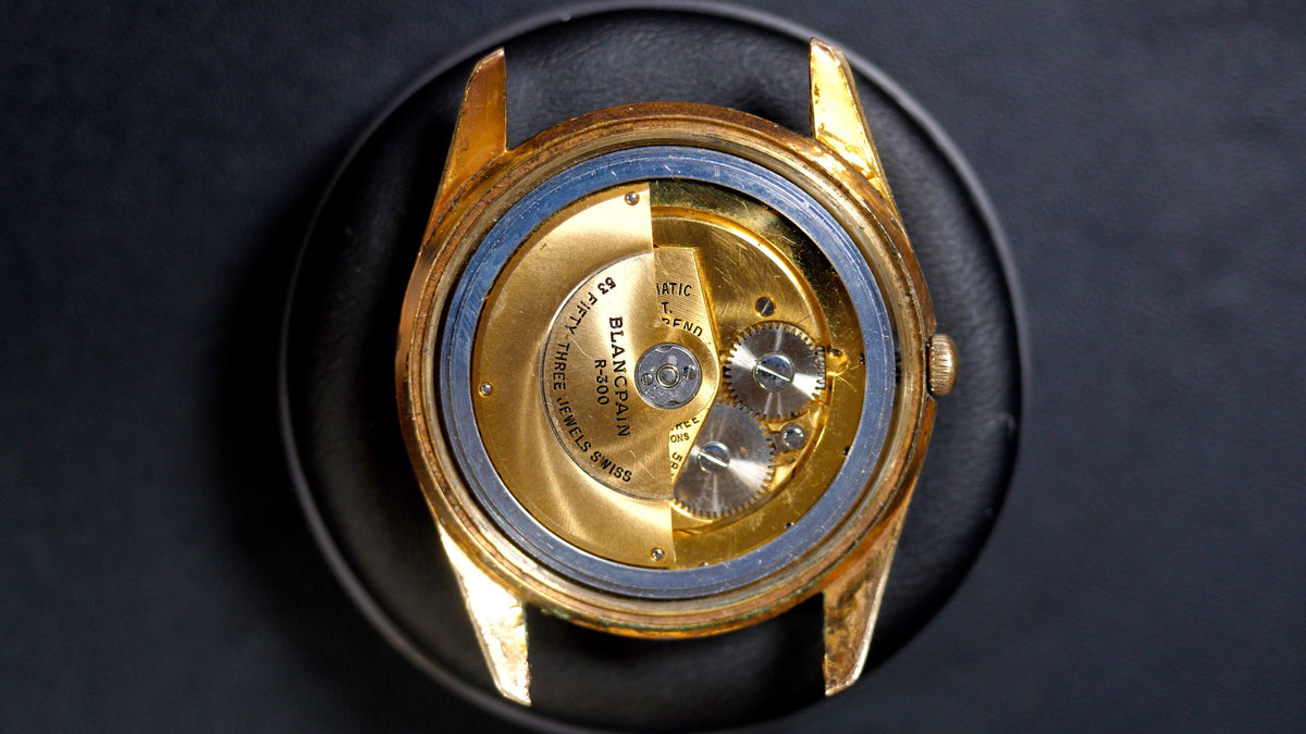 Blancpain Cyclotron Gold Plated Cal R300 53 Jewels